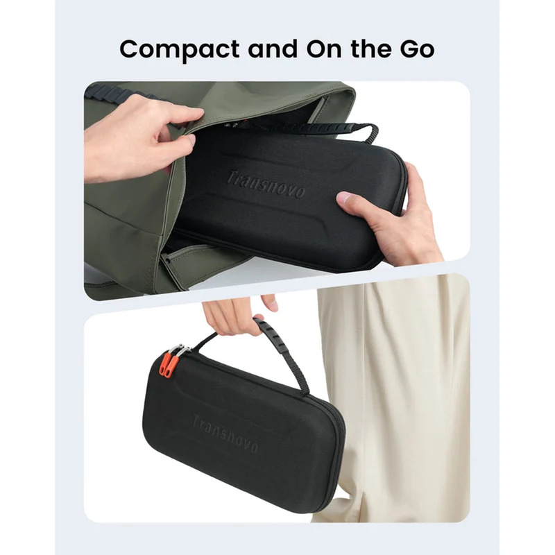 Transnovo Protective Hard Portable Travel Carrying Case with Protection Accessories for Nintendo Switch 2 (Black) (NS2-CC02)