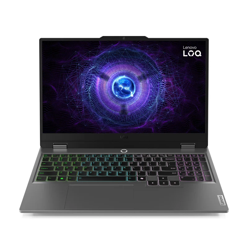 Lenovo LOQ 15IRX9 83DV016RPH Gaming Laptop (Luna Grey) | 15.6" FHD (1920x1080) IPS 144Hz | Core i5-13450HX | 8GB RAM | 512GB SSD | RTX 4050 | Windows 11 Home | MS Office Home 2024 + Lenovo Modern Gaming Backpack