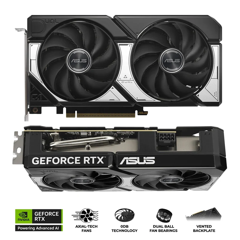 Asus Dual Geforce RTX 5060 Ti 8GB GDDR7 OC Edition Graphics Card