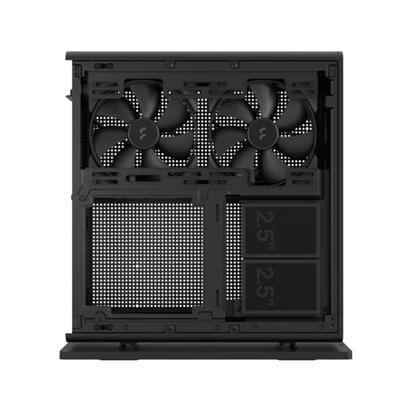 Fractal Design Ridge PCIe 4.0 Mini-ITX Small Form Factor Case (Black, White) (FD-C-RID1N-11, FD-C-RID1N-12)