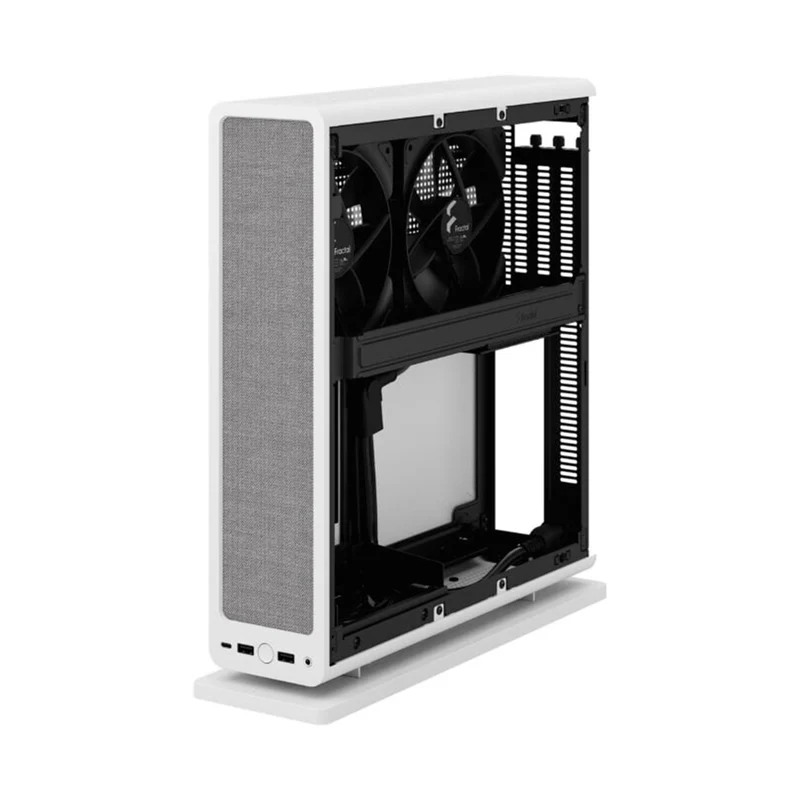 Fractal Design Ridge PCIe 4.0 Mini-ITX Small Form Factor Case (Black, White) (FD-C-RID1N-11, FD-C-RID1N-12)