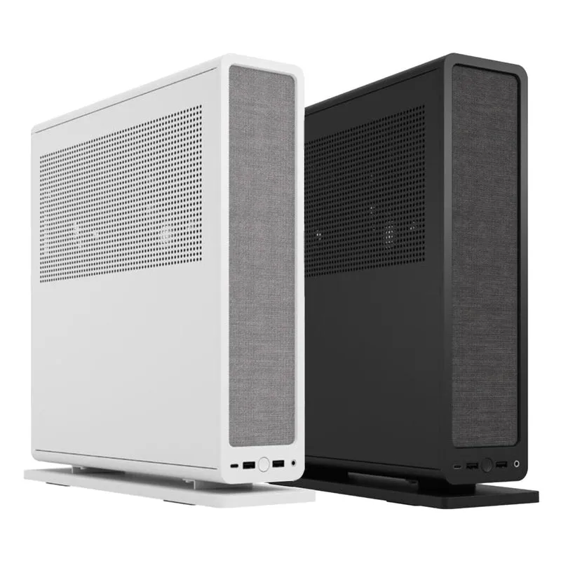 Fractal Design Ridge PCIe 4.0 Mini-ITX Small Form Factor Case (Black, White) (FD-C-RID1N-11, FD-C-RID1N-12)