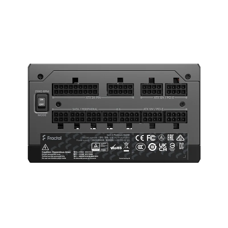 Fractal Design Ion+ 2 Platinum 860W Fully Modular Power Supply (FD-P-IA2P-860)