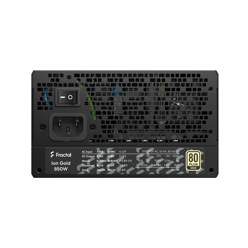 Fractal Design Ion Gold 850W Fully Modular Power Supply (FD-P-IA2G-850)