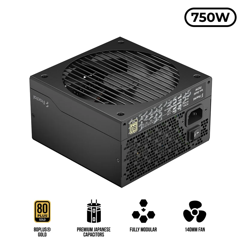 Fractal Design Ion Gold 750W Fully Modular Power Supply (FD-P-IA2G-750)