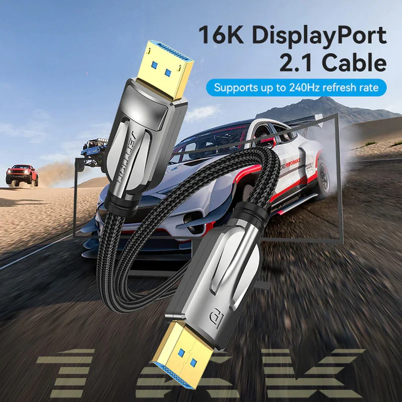 Vention 16K DisplayPort Cable - 2M (HGABH)