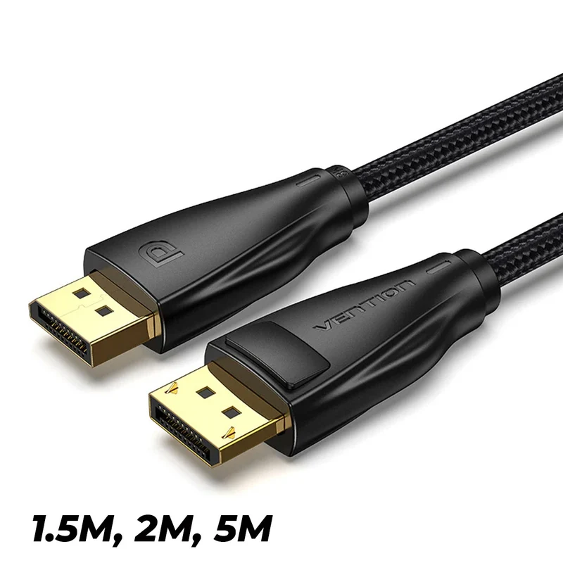Vention 8K DisplayPort Cable - 1.5M, 2M, 5M (HCCBG, HCELH, HCELJ)