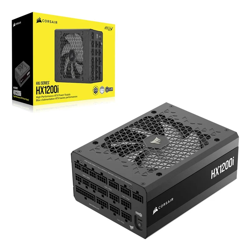 Corsair HXI Series HX1200i 1200W ATX Cybentics Platinum Ultra-Low Noise Fully Modular Power Supply (CP-9020307-NA)