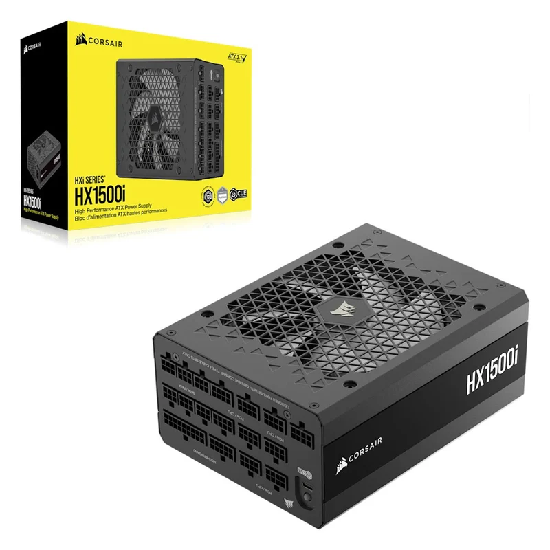 Corsair HXI Series HX1500i 1500W ATX Cybentics Platinum Ultra-Low Noise Fully Modular Power Supply (CP-9020309-NA)