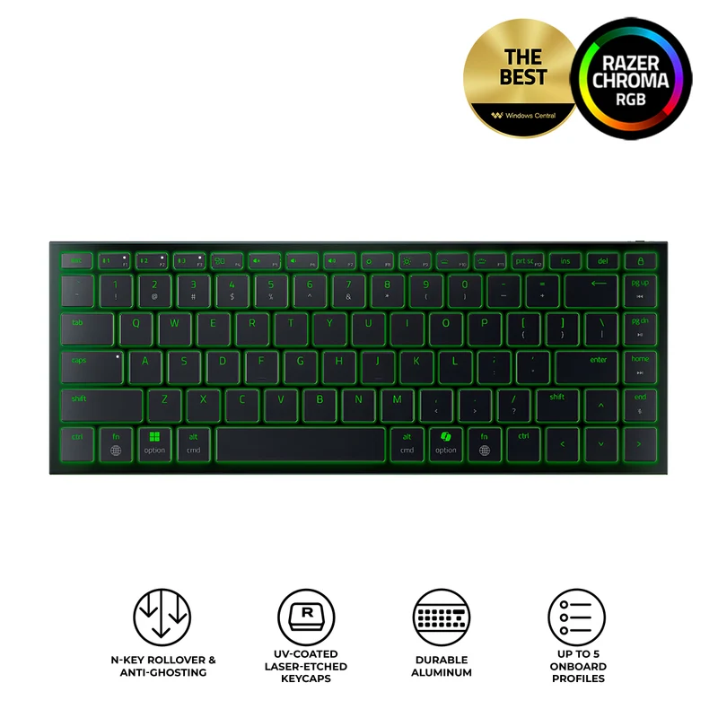 Razer Joro RGB Portable Wireless Gaming Keyboard for PC/ Mac/ Steam Deck/ Mobile