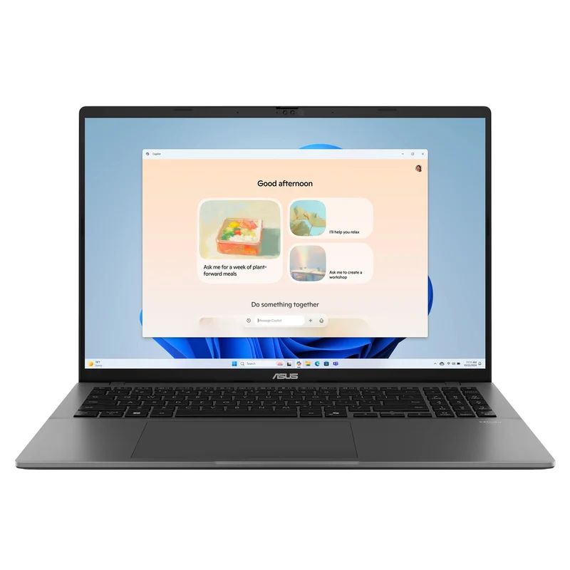 Asus Vivobook S16 S3607CA-RP049WSM Laptop (Matte Gray) | 16" WUXGA (1920x1200) 144Hz IPS | Core 7 255H | 16GB RAM | 1TB SSD | Intel Arc Graphics | Windows 11 Home | MS Office Home 2024 + MS 365 Basic + Asus AP4600 Backpack