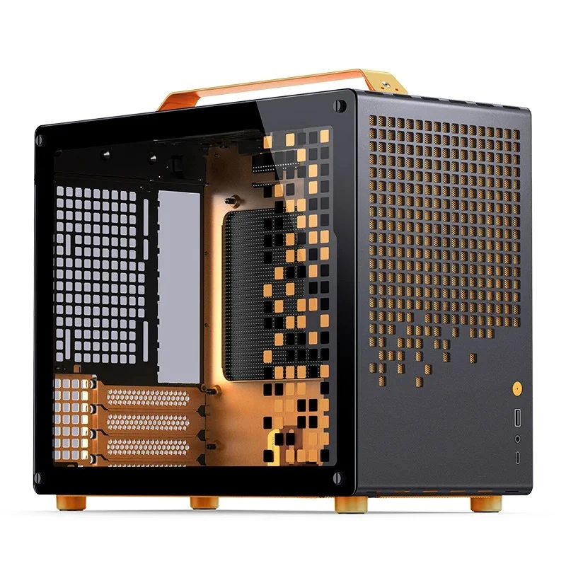 Jonsbo Z20 M-ATX Computer Case (Black, Orange/Black, Pink/White, White)