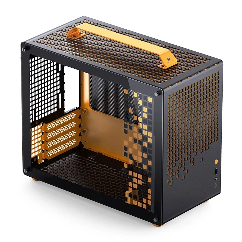 Jonsbo Z20 M-ATX Computer Case (Black, Orange/Black, Pink/White, White)