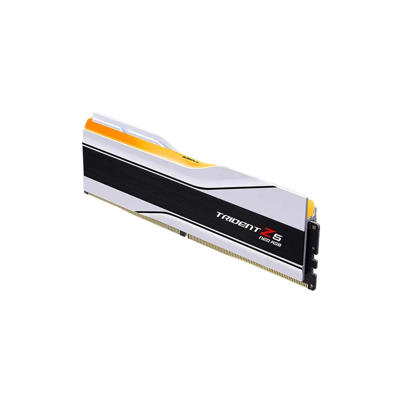 G.Skill Trident Z5 Neo RGB 32GB (2x16GB) DDR5 6000 MT/s CL28-36-36-96 1.40V AMD EXPO Desktop Memory (Matte White) (F5-6000J2836G16GX2-TZ5NRW)