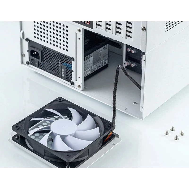 Jonsbo N4 NAS Computer Case (Black, White)