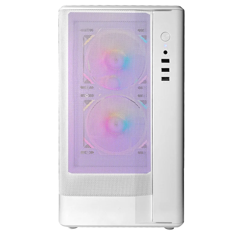 Alpha DB330M Mesh White Desktop Gaming PC | AMD Ryzen 5 5500 | 16GB RAM | 512GB SSD | RTX 4060 | Windows 11 Pro