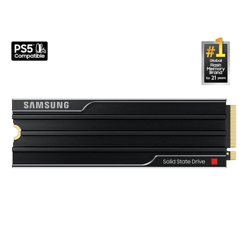 Samsung 9100 Pro PCIe 5.0 x4 NVMe M.2 SSD with Heatsink (1TB, 2TB, 4TB, 8TB)