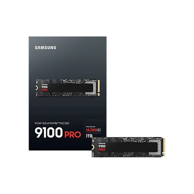 Samsung 9100 Pro PCIe 5.0 x4 NVMe M.2 SSD (1TB, 2TB, 4TB, 8TB)