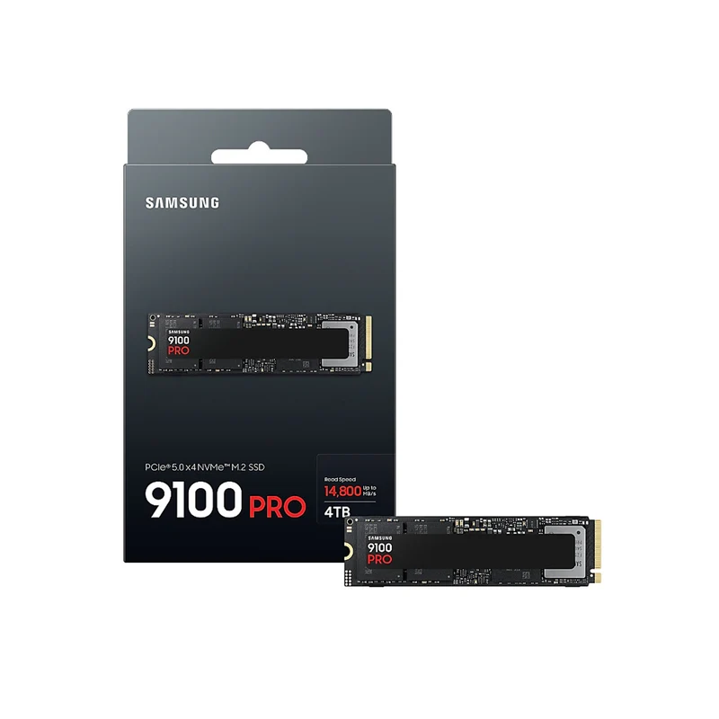 Samsung 9100 Pro PCIe 5.0 x4 NVMe M.2 SSD (1TB, 2TB, 4TB, 8TB)