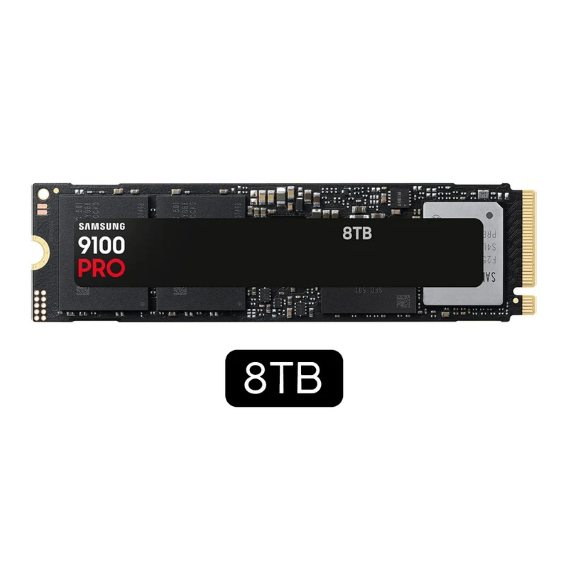 Samsung 9100 Pro PCIe 5.0 x4 NVMe M.2 SSD (1TB, 2TB, 4TB, 8TB)