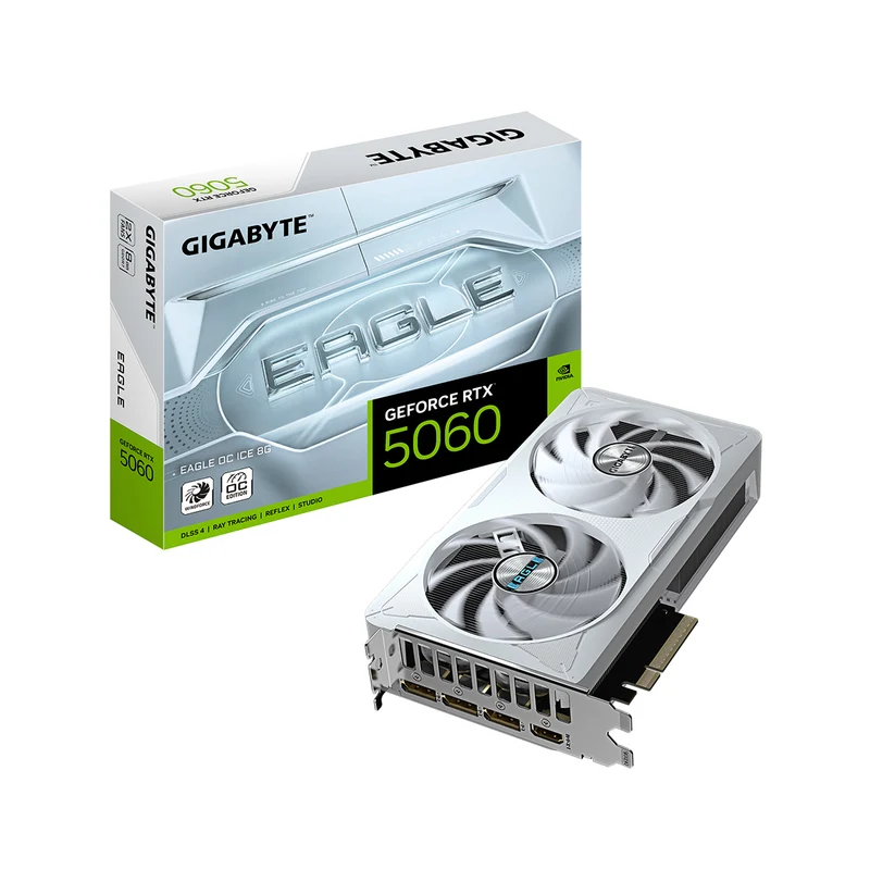 Gigabyte GeForce RTX 5060 Eagle OC Ice 8GB GDDR7 Graphics Card
