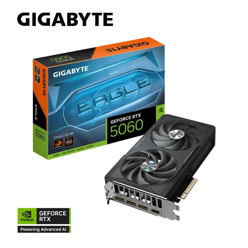 Gigabyte GeForce RTX 5060 Eagle OC 8GB GDDR7 Graphics Card