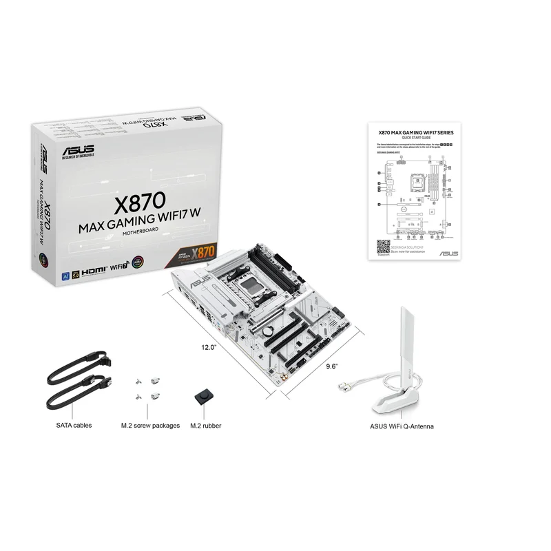 Asus X870 MAX Gaming WiFi7 W Motherboard