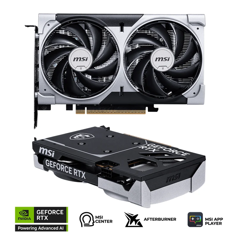 MSI GeForce RTX 5060 8GB GDDR7 Ventus 2X OC Graphics Card