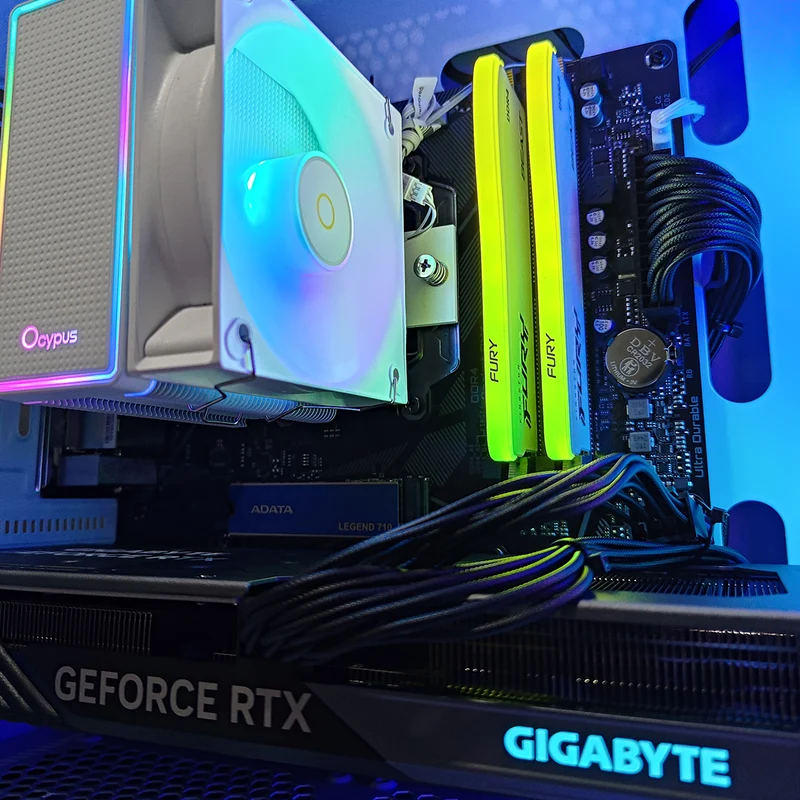 Alpha Ruby White Desktop Gaming PC | Ryzen 5 5500 | 16GB RAM | 512GB SSD | RTX 4060 | Windows 11 Pro