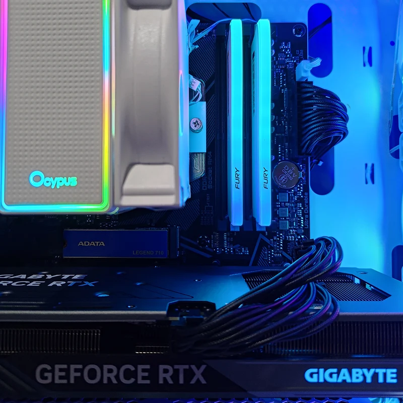 Alpha Ruby White Desktop Gaming PC | Ryzen 5 5500 | 16GB RAM | 512GB SSD | RTX 4060 | Windows 11 Pro