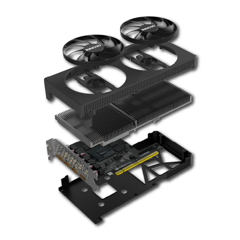 INNO3D GeForce RTX 5060 Twin X2 8GB GDDR7 Graphics Card (N50602-08D7-195071N)