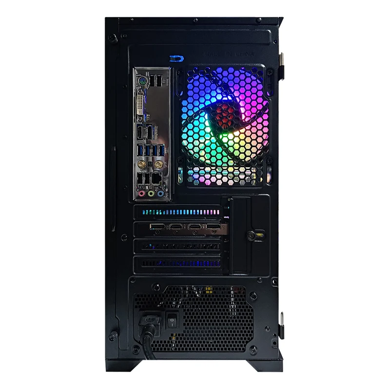 Alpha Ruby Black Desktop Gaming PC | AMD Ryzen 5 5500 | 16 GB RAM | 512GB SSD | RTX 4060 OC | Windows 11 Pro
