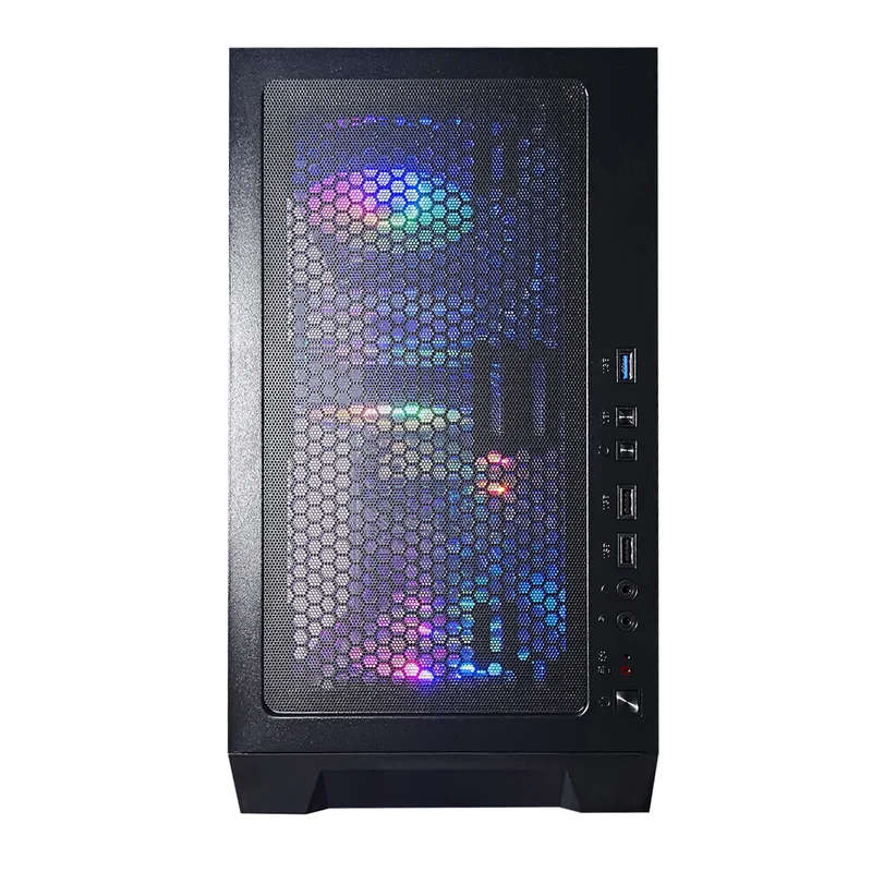 Alpha Ruby Black Desktop Gaming PC | AMD Ryzen 5 5500 | 16 GB RAM | 512GB SSD | RTX 4060 OC | Windows 11 Pro
