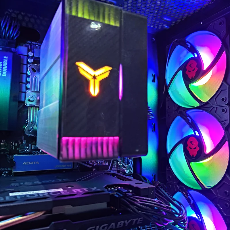 Alpha Ruby Black Desktop Gaming PC | AMD Ryzen 5 5500 | 16 GB RAM | 512GB SSD | RTX 4060 OC | Windows 11 Pro