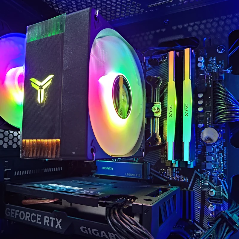 Alpha Ruby Black Desktop Gaming PC | AMD Ryzen 5 5500 | 16 GB RAM | 512GB SSD | RTX 4060 OC | Windows 11 Pro