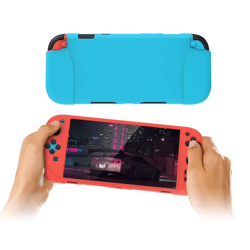 Dobe Silicone Protective Case for Nintendo Switch 2 (TNS-3158) (Black, Blue, Misty White, Red)
