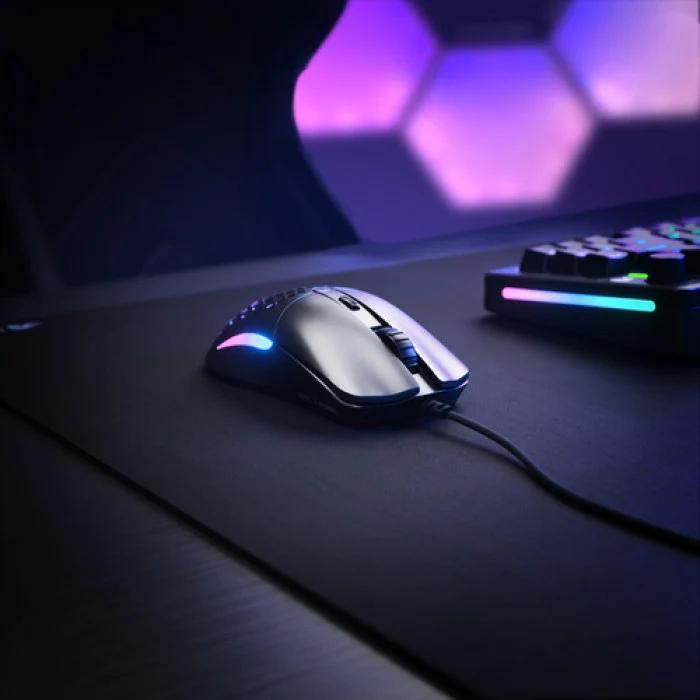 Glorious Model O Eternal Ultralight RGB Wired Gaming Mouse (Black, White)