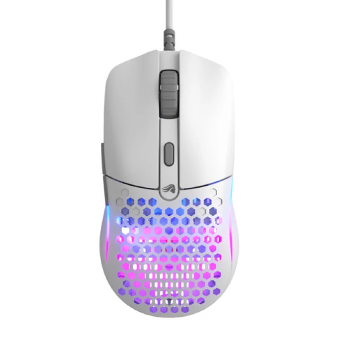 Glorious Model O Eternal Ultralight RGB Wired Gaming Mouse (Black, White)