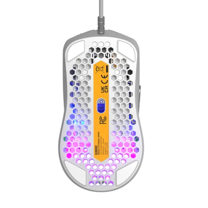 Glorious Model O Eternal Ultralight RGB Wired Gaming Mouse (Black, White)