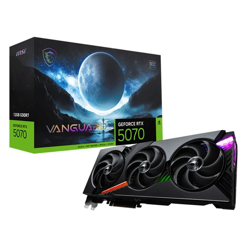 MSI GeForce RTX 5070 12GB GDDR7 Vanguard SOC Edition Graphics Card