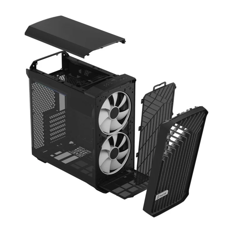 Fractal Design Torrent Compact Computer Case (RGB Black TG Light Tint, RGB White TG Clear Tint) (FD-C-TOR1C-02, FD-C-TOR1C-05)