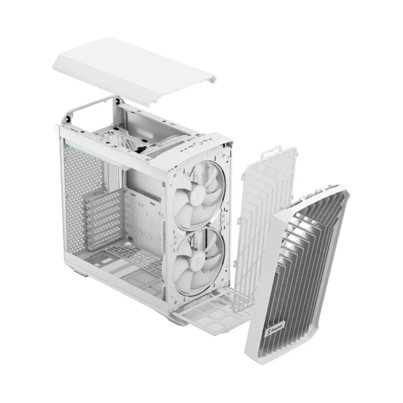 Fractal Design Torrent Compact Computer Case (RGB Black TG Light Tint, RGB White TG Clear Tint) (FD-C-TOR1C-02, FD-C-TOR1C-05)