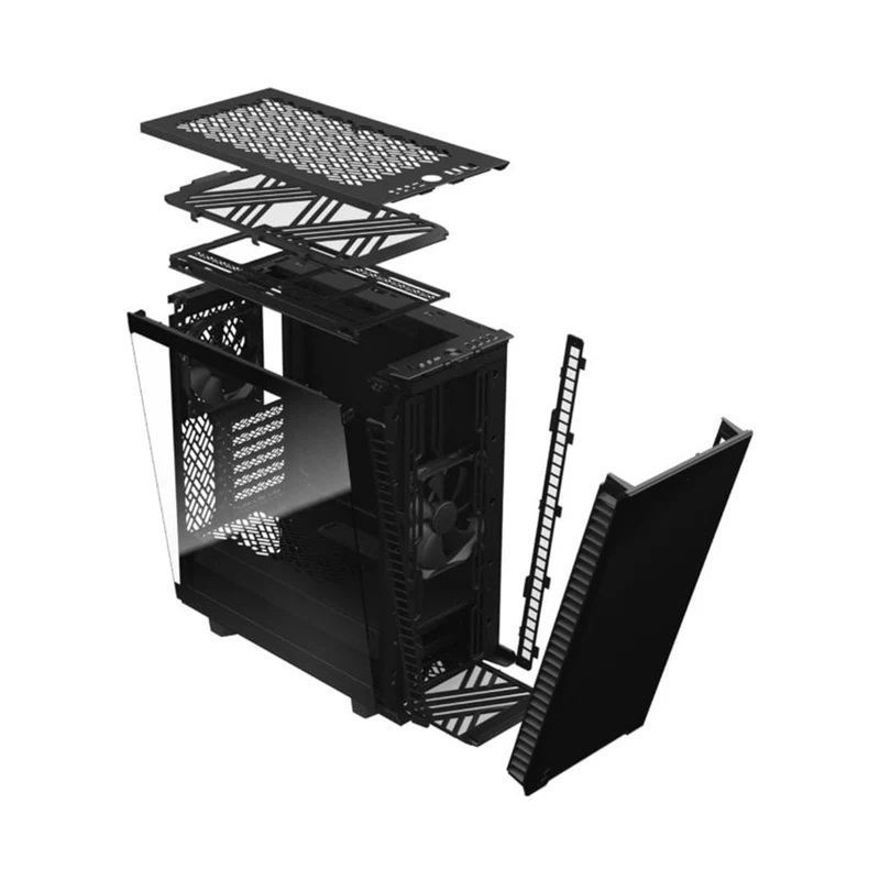 Fractal Design Define 7 Compact Computer Case (Black TG Light Tint) (FD-C-DEF7C-03)