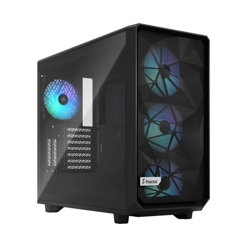 Fractal Design Meshify 2 Computer Case (RGB Black TG Light Tint, RGB White TG Clear Tint) (FD-C-MES2A-06, FD-C-MES2A-08)