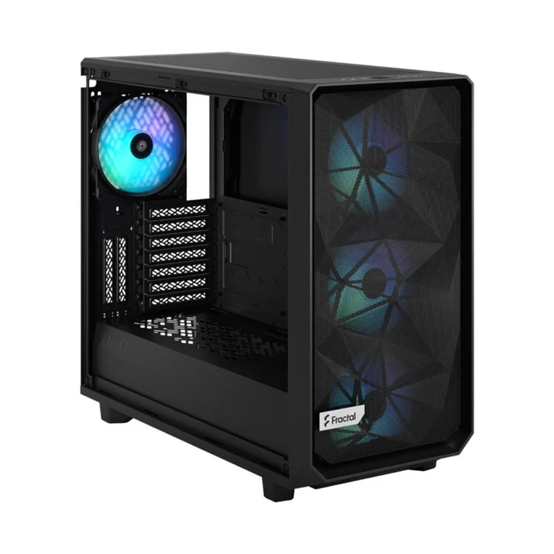Fractal Design Meshify 2 Computer Case (RGB Black TG Light Tint, RGB White TG Clear Tint) (FD-C-MES2A-06, FD-C-MES2A-08)