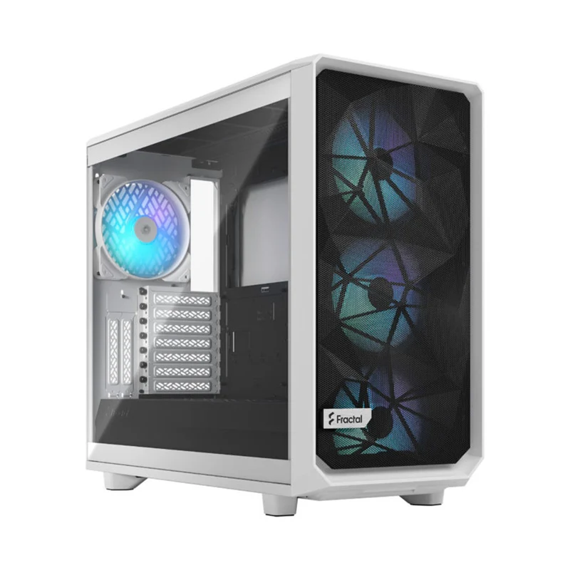 Fractal Design Meshify 2 Computer Case (RGB Black TG Light Tint, RGB White TG Clear Tint) (FD-C-MES2A-06, FD-C-MES2A-08)