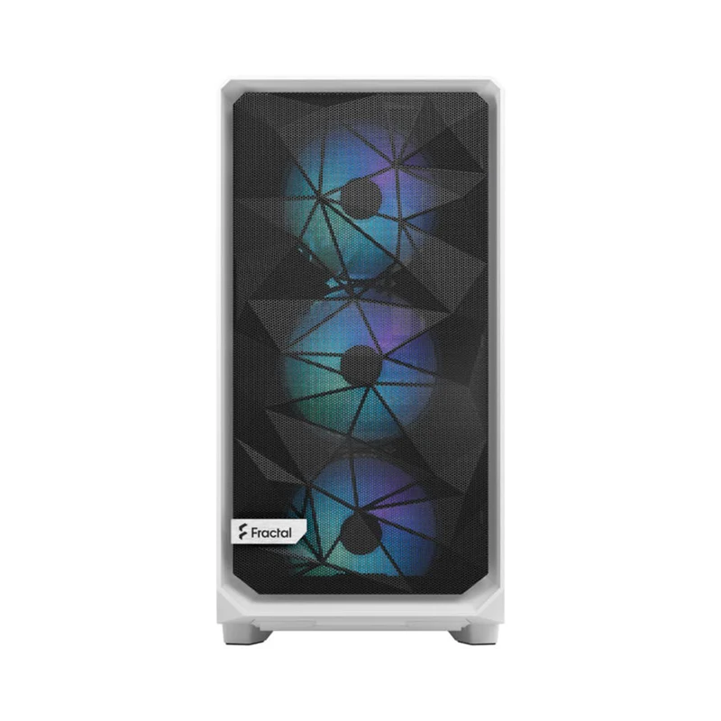 Fractal Design Meshify 2 Computer Case (RGB Black TG Light Tint, RGB White TG Clear Tint) (FD-C-MES2A-06, FD-C-MES2A-08)