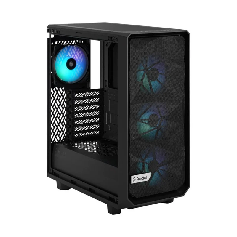 Fractal Design Meshify 2 Compact Computer Case (RGB Black TG Light Tint, RGB White TG Clear Tint) (FD-C-MES2C-06, FD-C-MES2C-08)