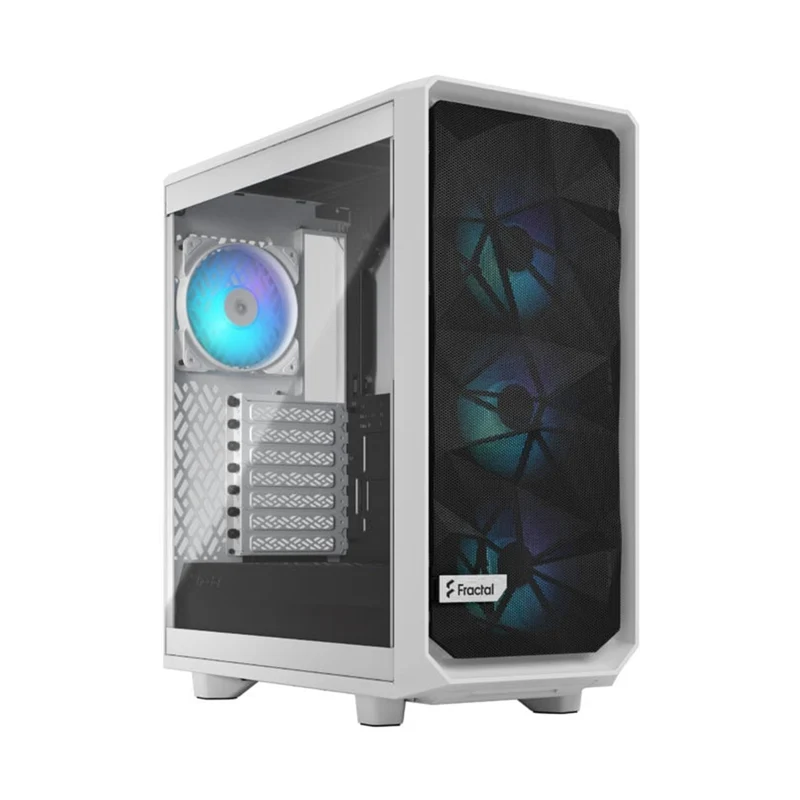 Fractal Design Meshify 2 Compact Computer Case (RGB Black TG Light Tint, RGB White TG Clear Tint) (FD-C-MES2C-06, FD-C-MES2C-08)