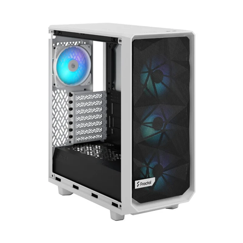 Fractal Design Meshify 2 Compact Computer Case (RGB Black TG Light Tint, RGB White TG Clear Tint) (FD-C-MES2C-06, FD-C-MES2C-08)